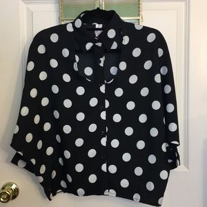 Love Culture Polk Dot Top